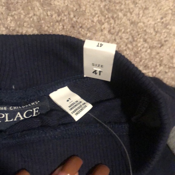 NWOT Children Place & Carter 3pc Bundle toddler pans and sweater size 4T - Picture 5 of 7